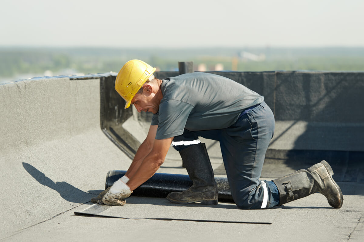 We offer expert flat roof services using the latest technology and diverse materials.