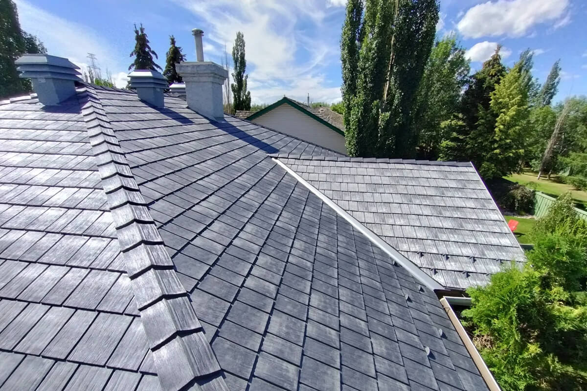 Beaumont Shake rubber shingles